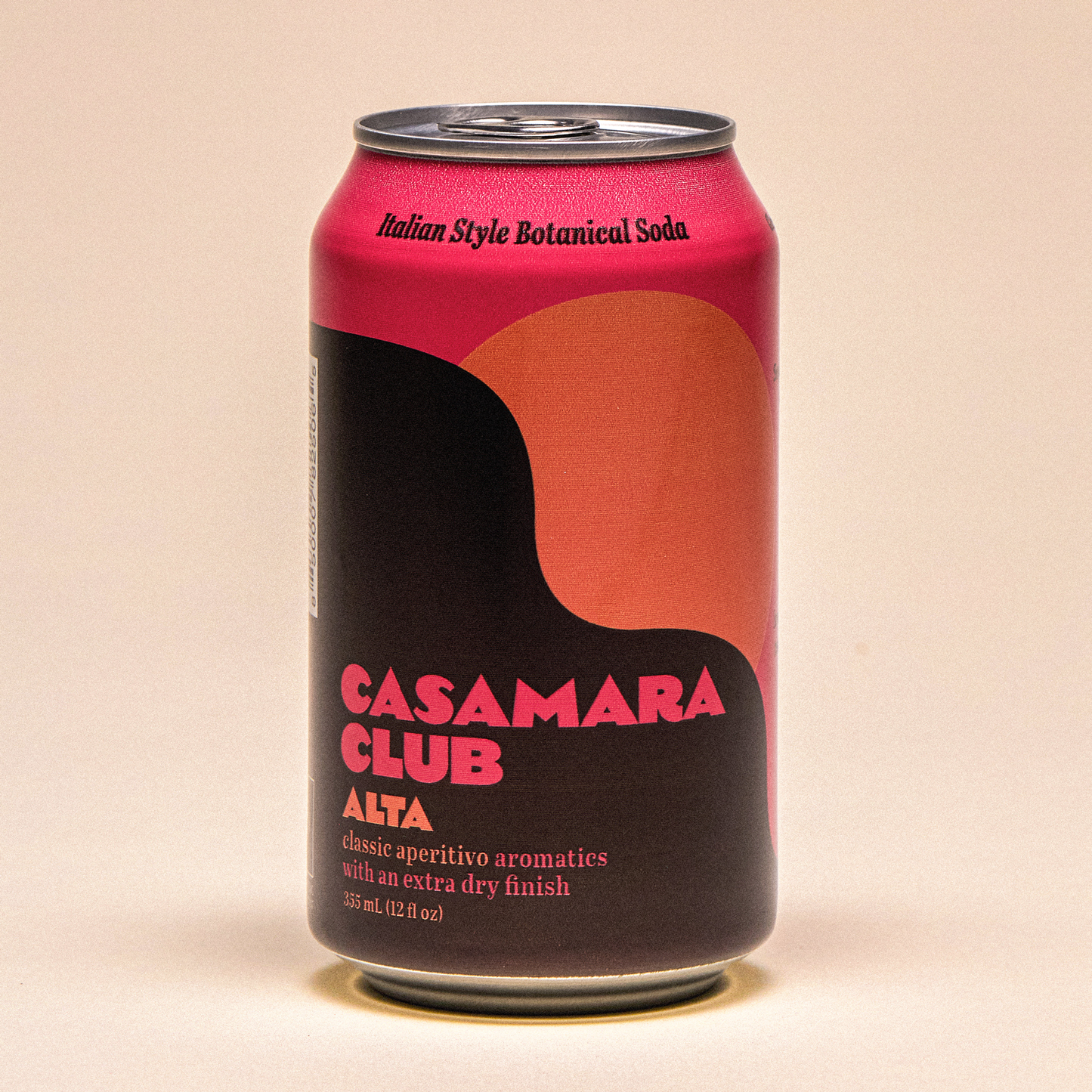 Italian-style botanical soda — classic aperitivo, ALTA