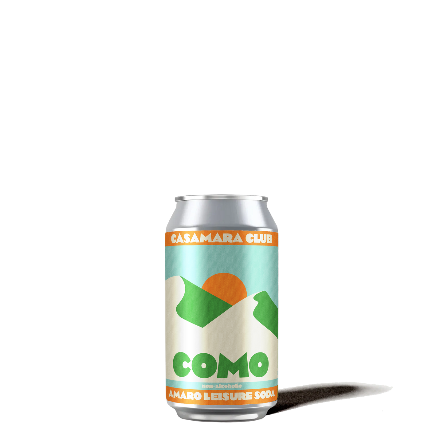 Como cans, mountain amaro — Alpine style botanical soda