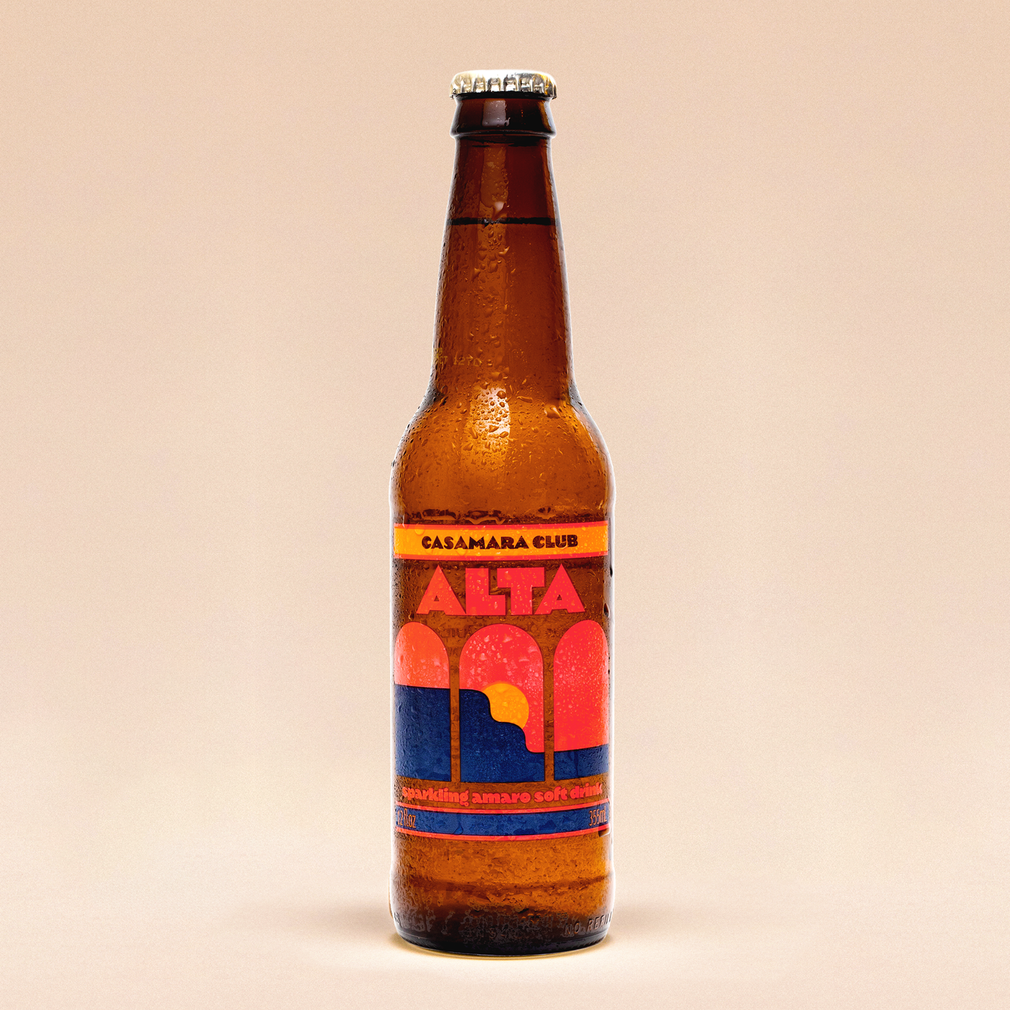 Italian-style botanical soda — classic aperitivo, ALTA bottles