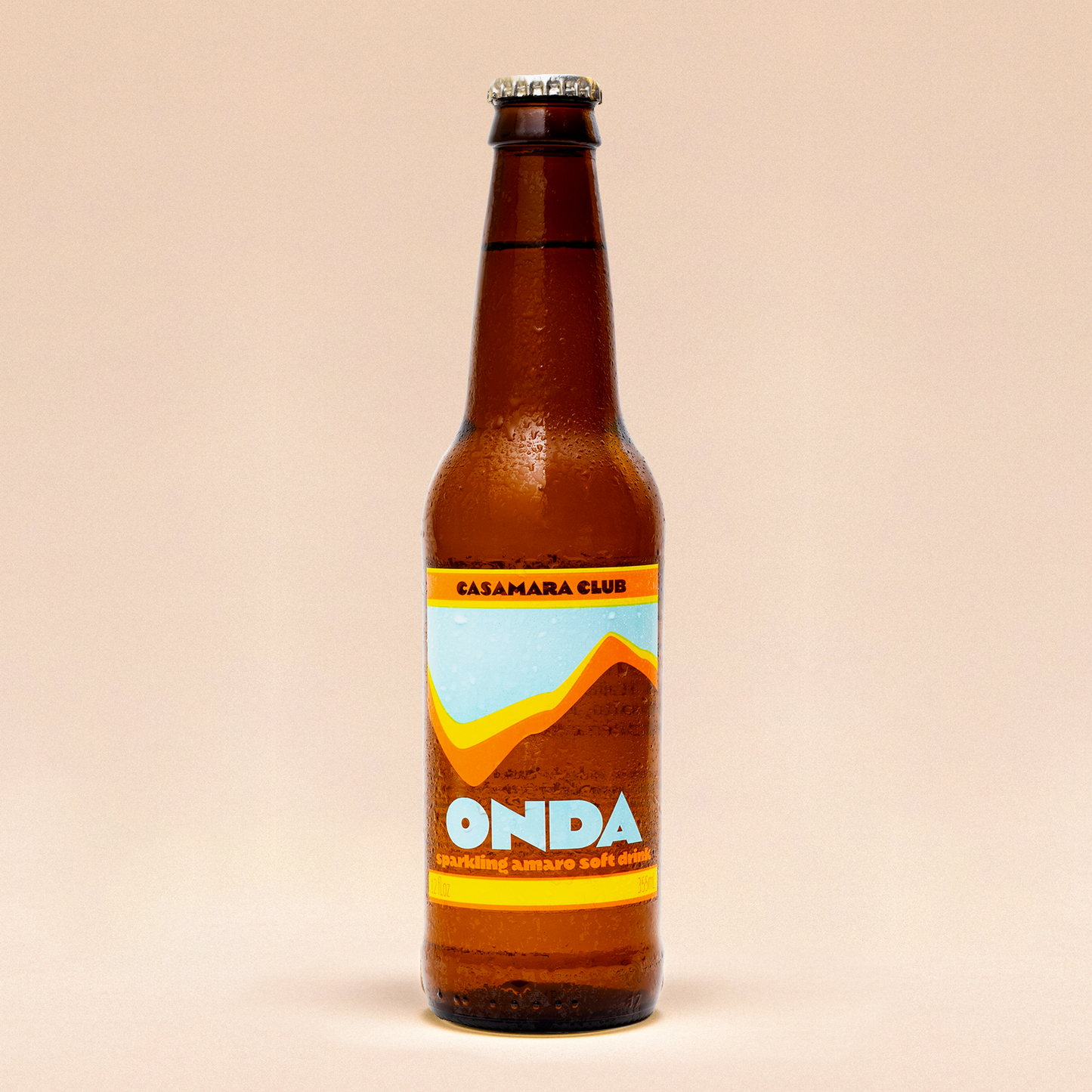 Sicilian-style botanical soda — coastal amaro, ONDA bottles