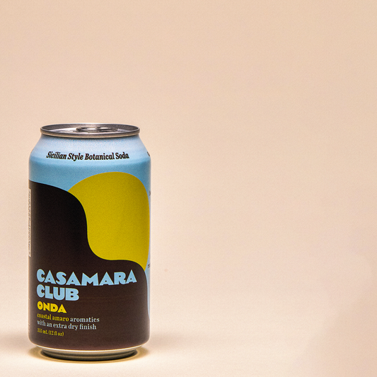 Sicilian-style botanical soda — coastal amaro, ONDA — single can