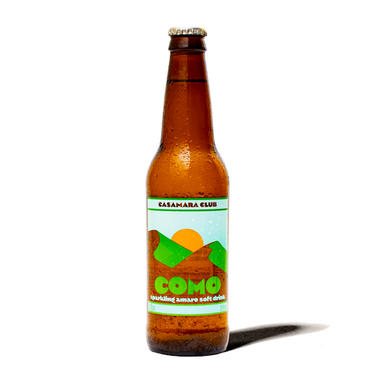 Como bottles, mountain amaro — Alpine style botanical soda