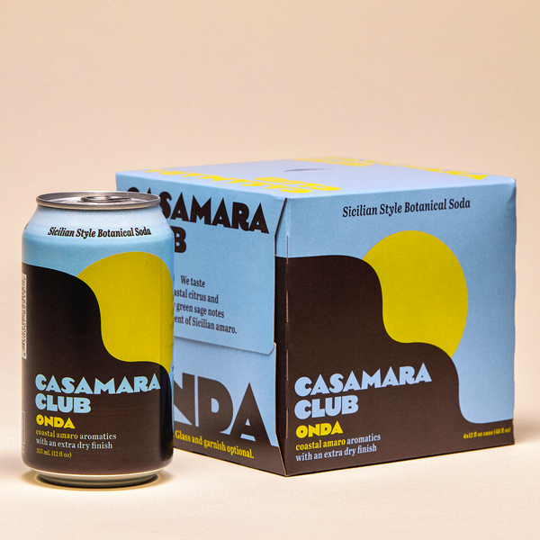 Coastal Sicilian Botanical Soda, Non-Alcoholic | ONDA cans by
