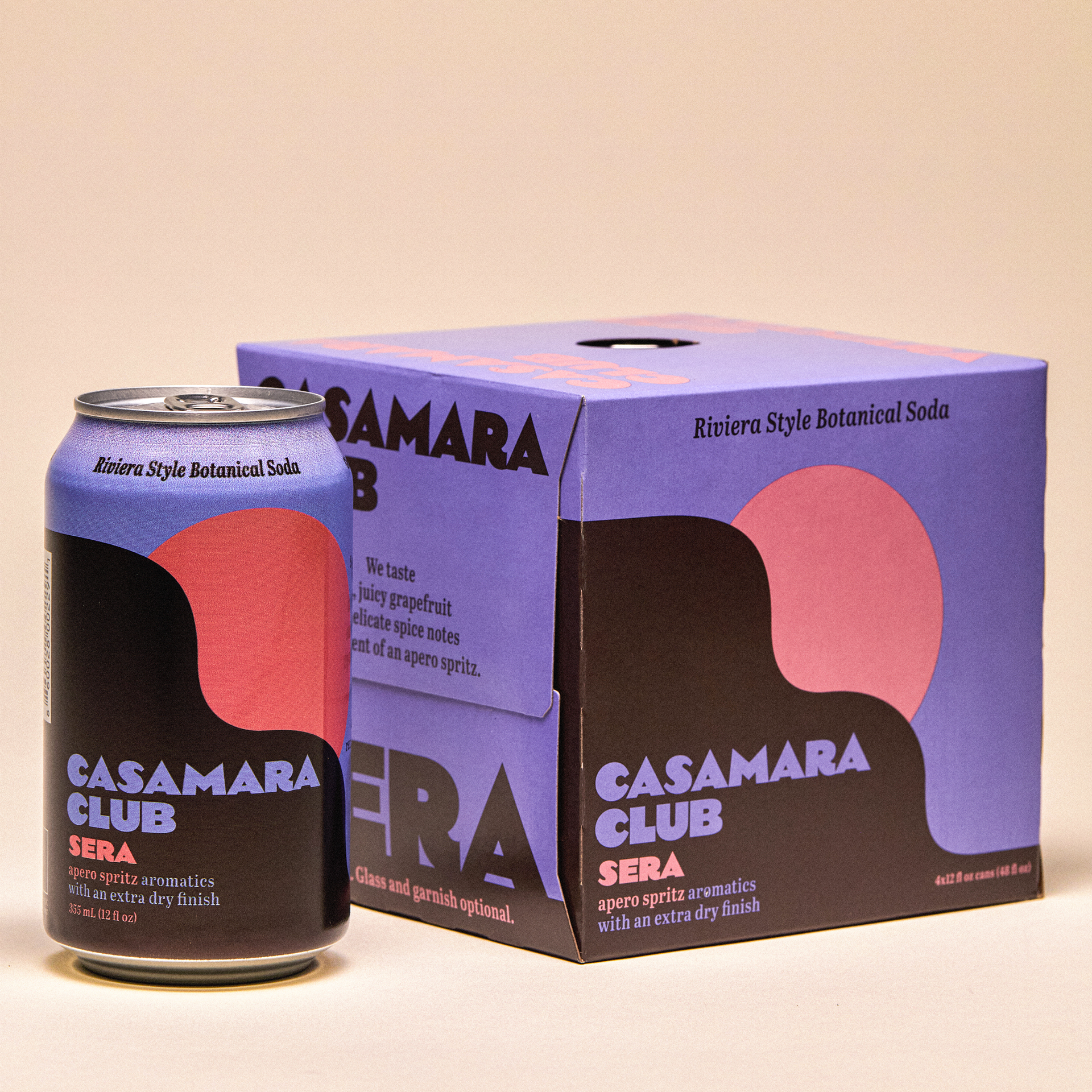 Riviera Apéro Spritz Botanical Soda, Non-Alcoholic | SERA cans by